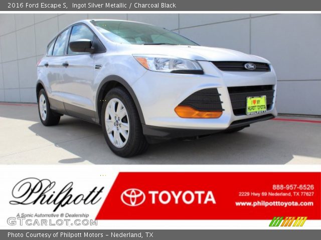 2016 Ford Escape S in Ingot Silver Metallic