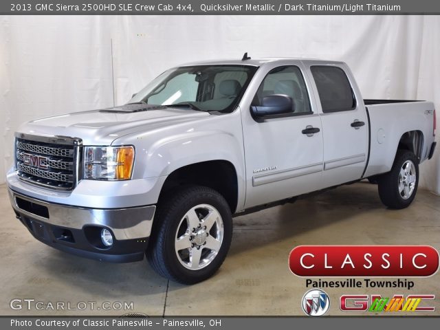 2013 GMC Sierra 2500HD SLE Crew Cab 4x4 in Quicksilver Metallic