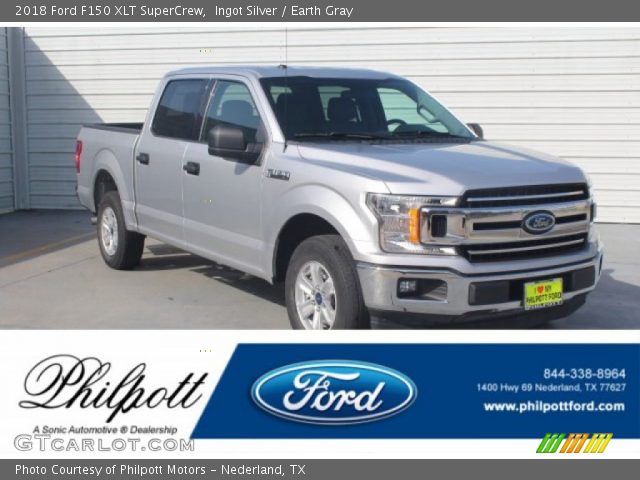 2018 Ford F150 XLT SuperCrew in Ingot Silver