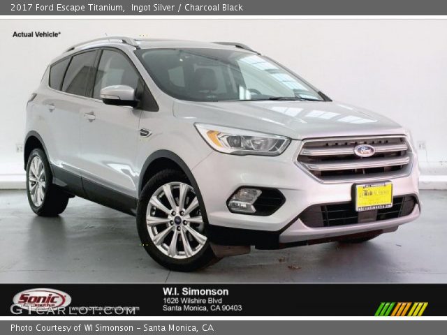 2017 Ford Escape Titanium in Ingot Silver