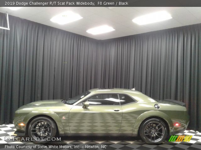 2019 Dodge Challenger R/T Scat Pack Widebody in F8 Green