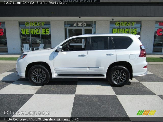 Starfire Pearl 2017 Lexus Gx 460 Sepia Interior