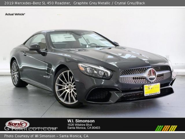 2019 Mercedes-Benz SL 450 Roadster in Graphite Grey Metallic