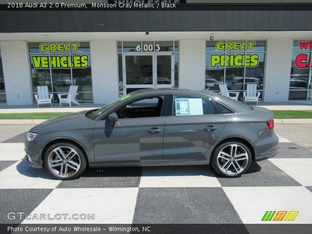 2018 Audi A3 2.0 Premium in Monsoon Gray Metallic
