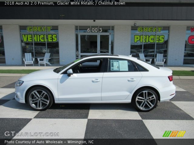 2018 Audi A3 2.0 Premium in Glacier White Metallic