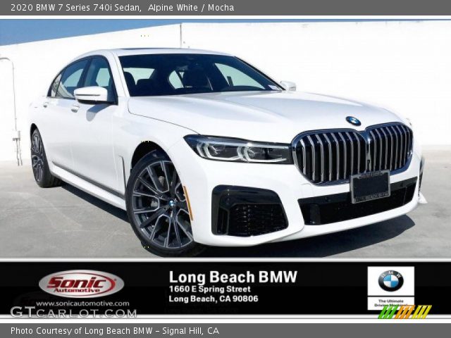 2020 BMW 7 Series 740i Sedan in Alpine White