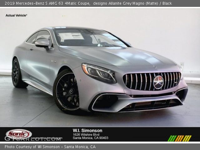2019 Mercedes-Benz S AMG 63 4Matic Coupe in designo Allanite Grey Magno (Matte)