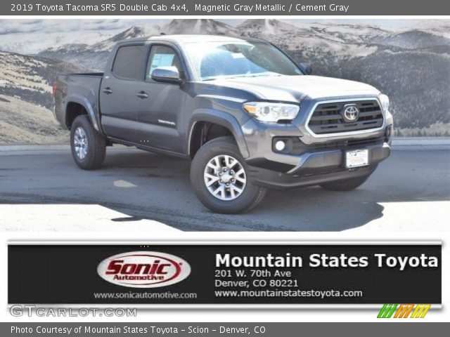2019 Toyota Tacoma SR5 Double Cab 4x4 in Magnetic Gray Metallic