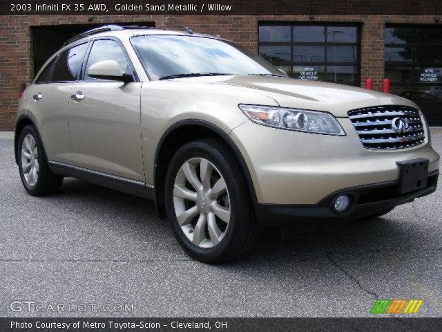 2003 Infiniti FX 35 AWD in Golden Sand Metallic