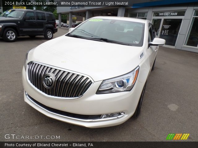 2014 Buick LaCrosse Leather in White Diamond Tricoat