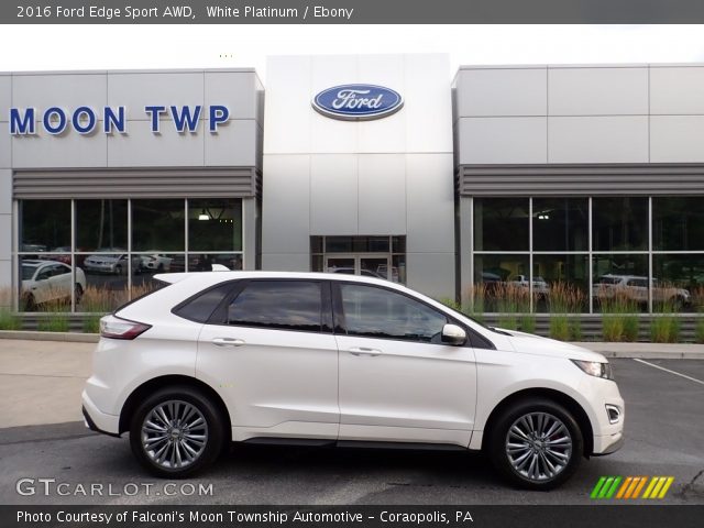 2016 Ford Edge Sport AWD in White Platinum