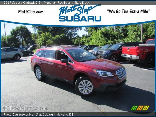 2017 Subaru Outback 2.5i in Venetian Red Pearl