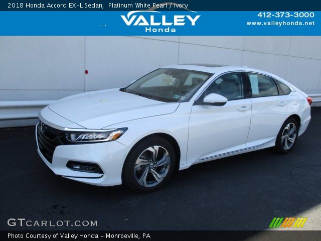 2018 Honda Accord EX-L Sedan in Platinum White Pearl