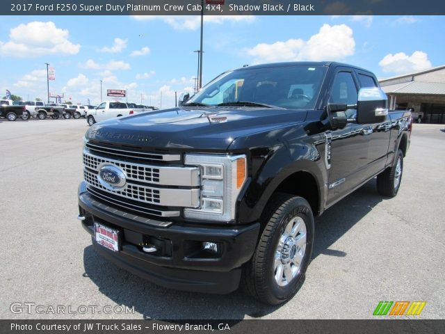 2017 Ford F250 Super Duty Platinum Crew Cab 4x4 in Shadow Black