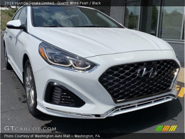 2019 Hyundai Sonata Limited in Quartz White Pearl