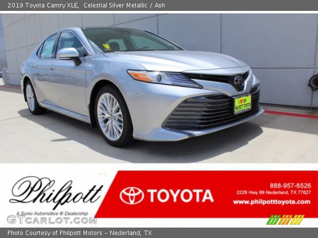2019 Toyota Camry XLE in Celestial Silver Metallic