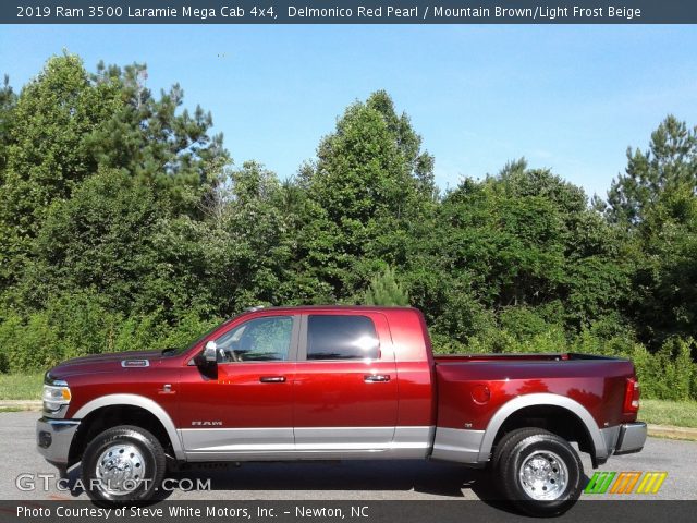 2019 Ram 3500 Laramie Mega Cab 4x4 in Delmonico Red Pearl