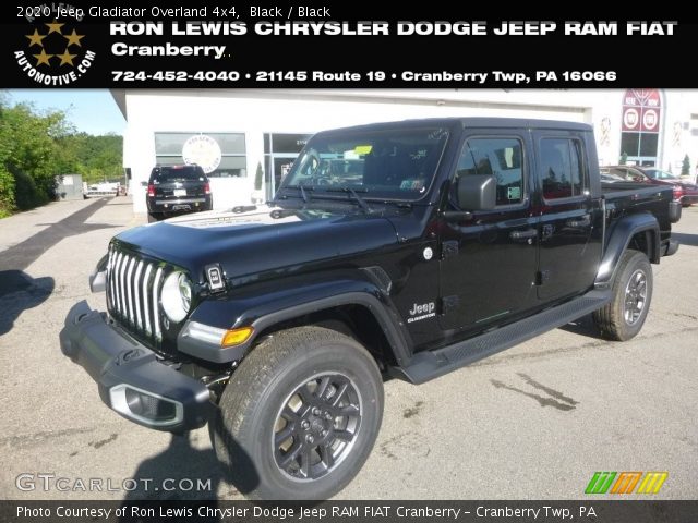 2020 Jeep Gladiator Overland 4x4 in Black