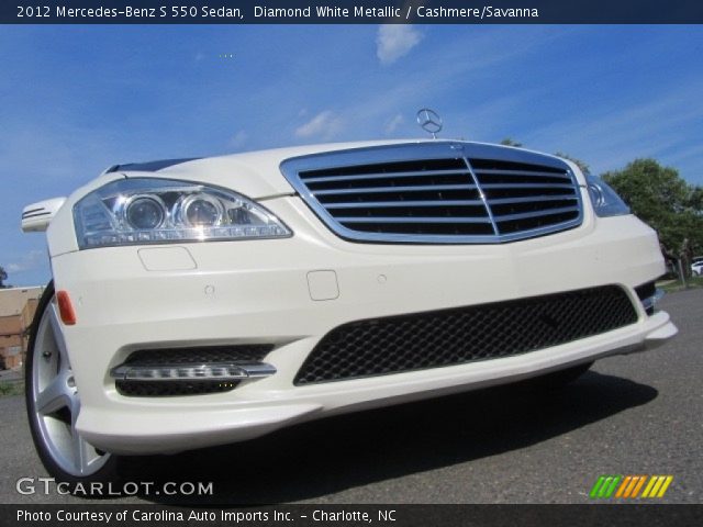 2012 Mercedes-Benz S 550 Sedan in Diamond White Metallic