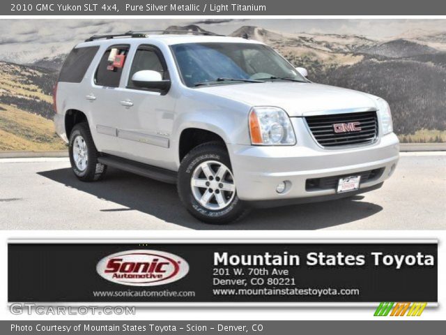 2010 GMC Yukon SLT 4x4 in Pure Silver Metallic