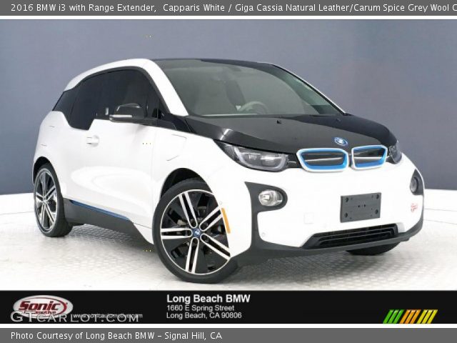 2016 BMW i3 with Range Extender in Capparis White
