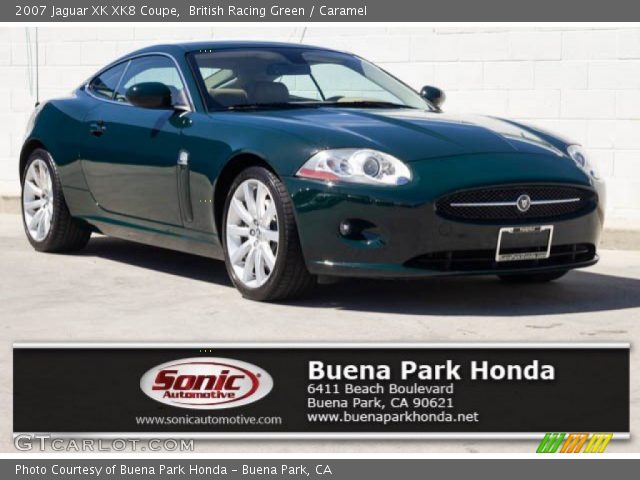 2007 Jaguar XK XK8 Coupe in British Racing Green