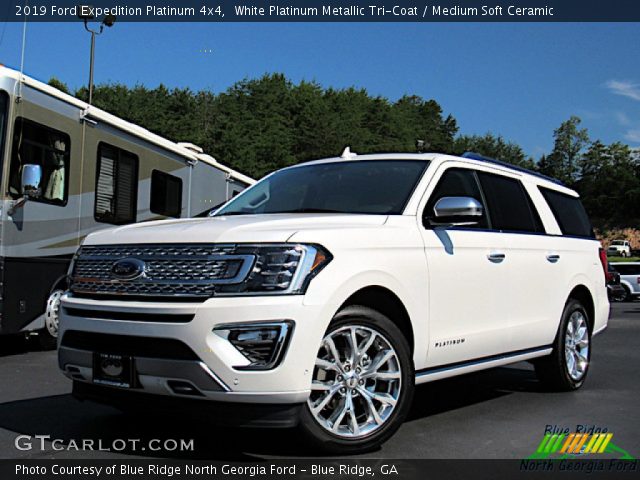 2019 Ford Expedition Platinum 4x4 in White Platinum Metallic Tri-Coat