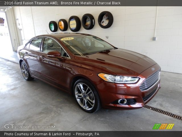 2016 Ford Fusion Titanium AWD in Bronze Fire Metallic