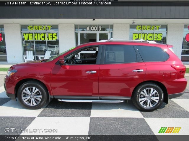 2019 Nissan Pathfinder SV in Scarlet Ember Tintcoat