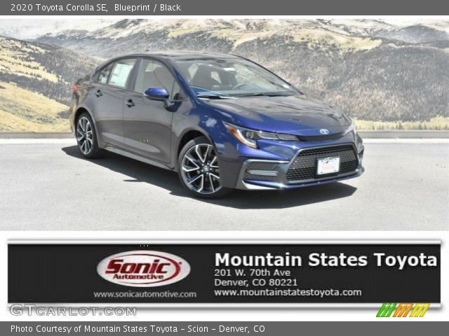 2020 Toyota Corolla SE in Blueprint