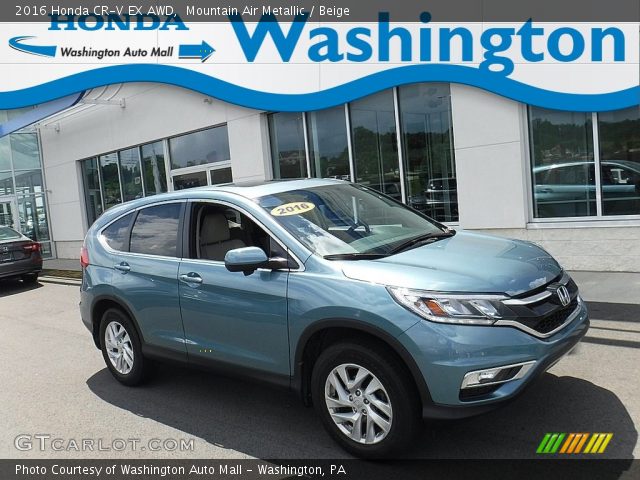 2016 Honda CR-V EX AWD in Mountain Air Metallic