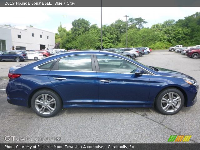 2019 Hyundai Sonata SEL in Blue