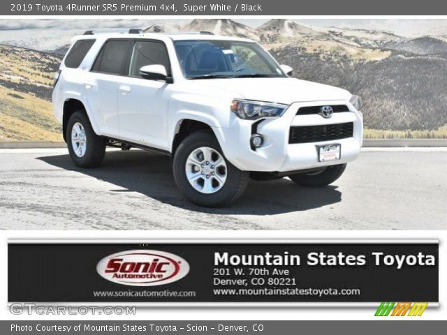 2019 Toyota 4Runner SR5 Premium 4x4 in Super White