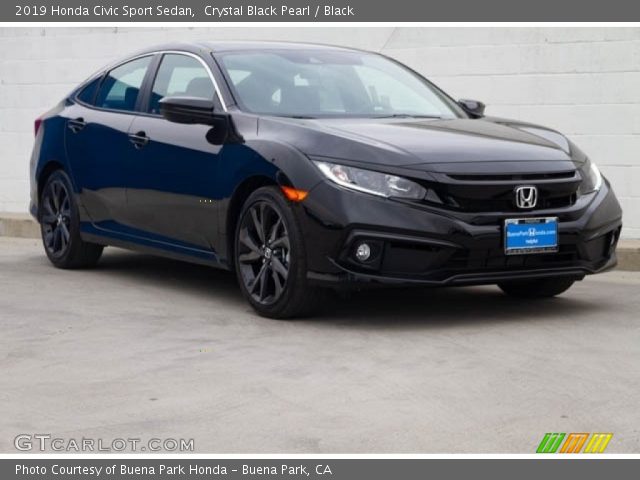 2019 Honda Civic Sport Sedan in Crystal Black Pearl