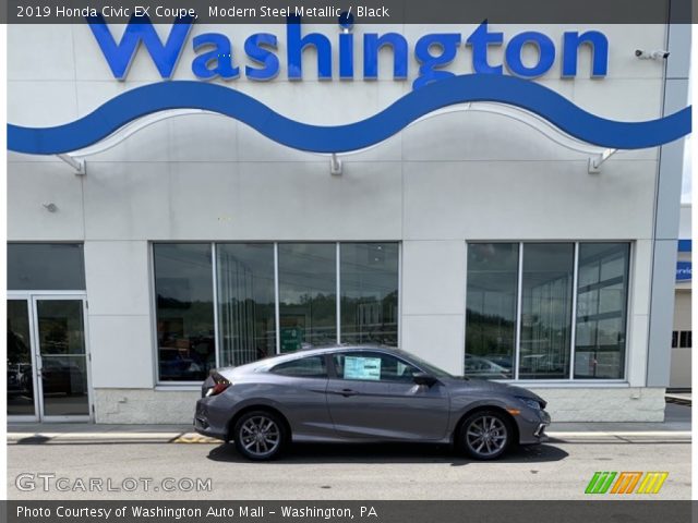 2019 Honda Civic EX Coupe in Modern Steel Metallic