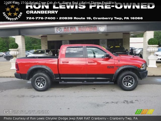 2016 Ram 1500 Rebel Crew Cab 4x4 in Flame Red