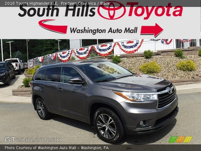 2016 Toyota Highlander XLE in Predawn Gray Mica