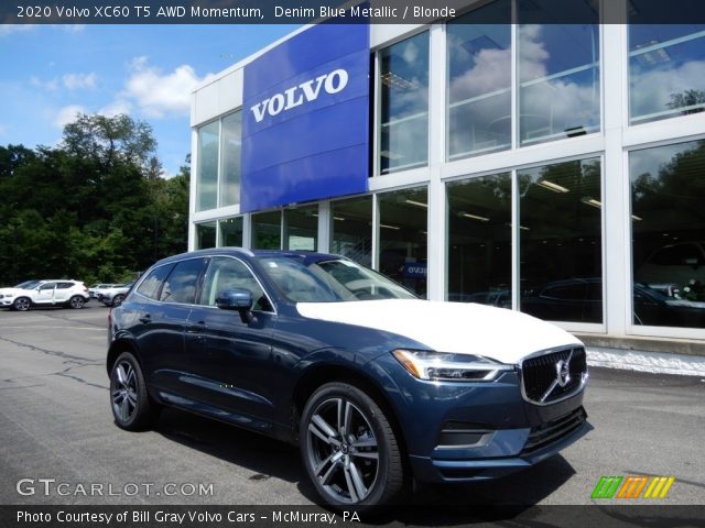 2020 Volvo XC60 T5 AWD Momentum in Denim Blue Metallic