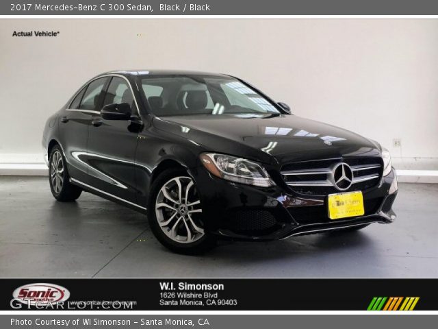 2017 Mercedes-Benz C 300 Sedan in Black