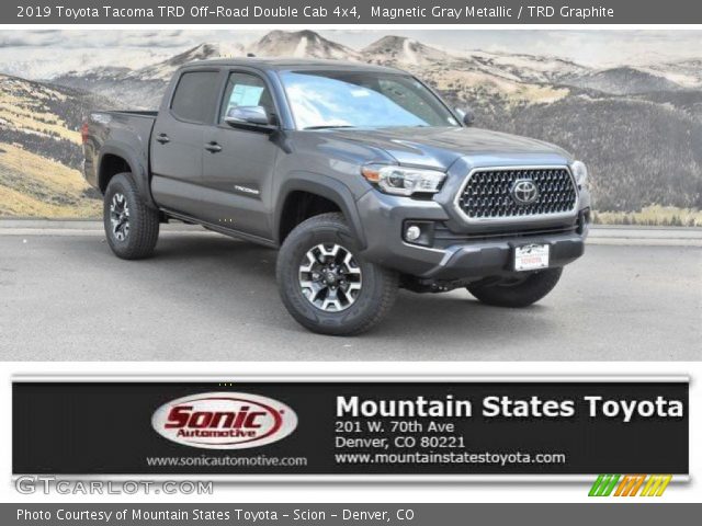 2019 Toyota Tacoma TRD Off-Road Double Cab 4x4 in Magnetic Gray Metallic