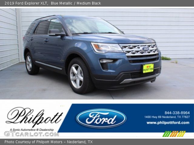 2019 Ford Explorer XLT in Blue Metallic