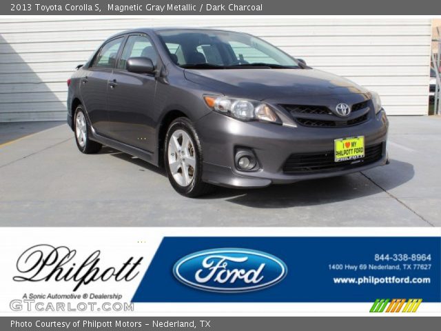 2013 Toyota Corolla S in Magnetic Gray Metallic