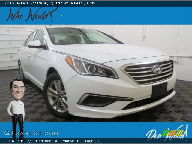 2016 Hyundai Sonata SE in Quartz White Pearl