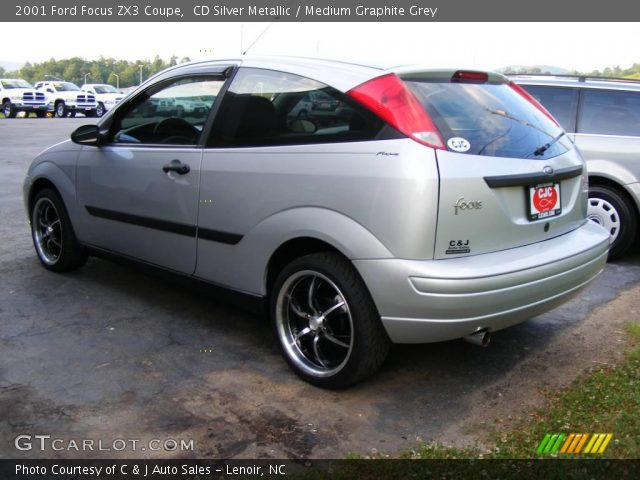 2001 Ford Focus ZX3 Coupe in CD Silver Metallic