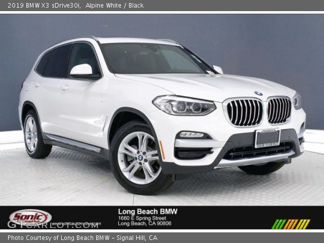2019 BMW X3 sDrive30i in Alpine White