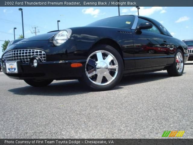 2002 Ford Thunderbird Premium Roadster in Evening Black