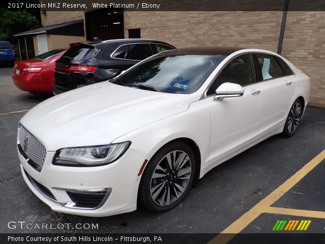 2017 Lincoln MKZ Reserve in White Platinum