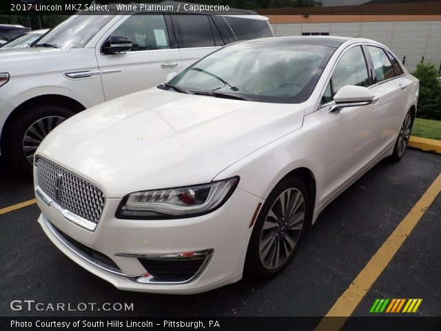 2017 Lincoln MKZ Select in White Platinum