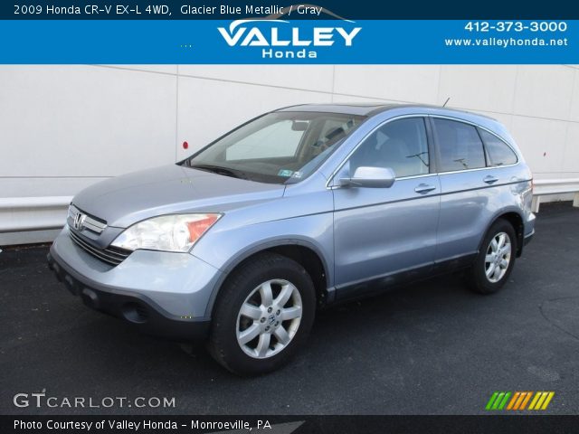 2009 Honda CR-V EX-L 4WD in Glacier Blue Metallic