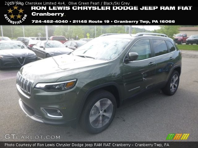 2019 Jeep Cherokee Limited 4x4 in Olive Green Pearl